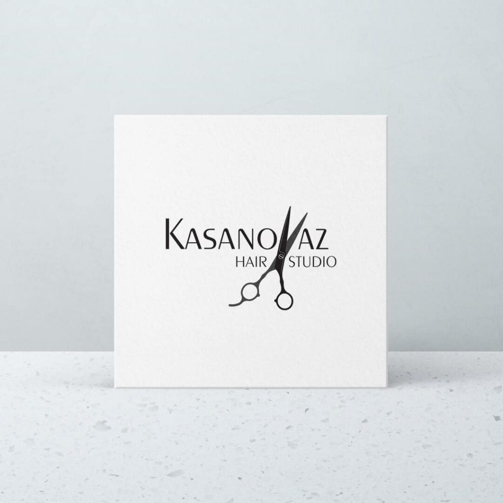 Kasanovaz Hair Studio - portfolio - branding - printing - graphic design