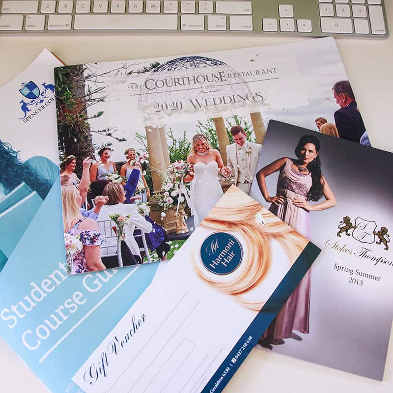 graphic design services for flyers, brochures, business cards, annual reports, packaging and labels.