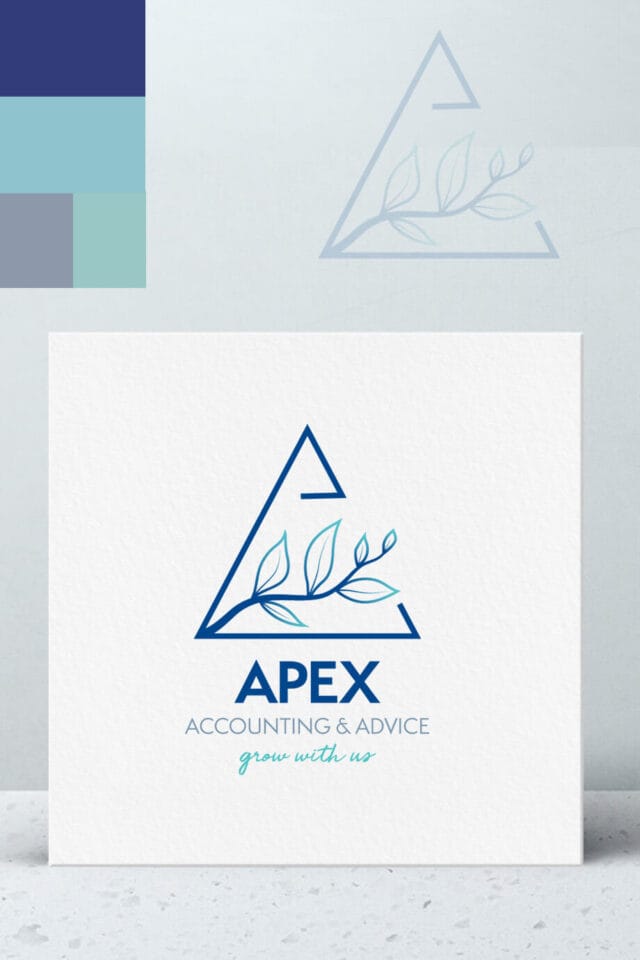 Apexaa branding project logo design Brisbane