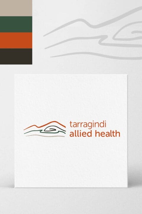 tarragindi allied health branding project logo design Brisbane