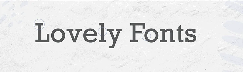 Fonts slab serif