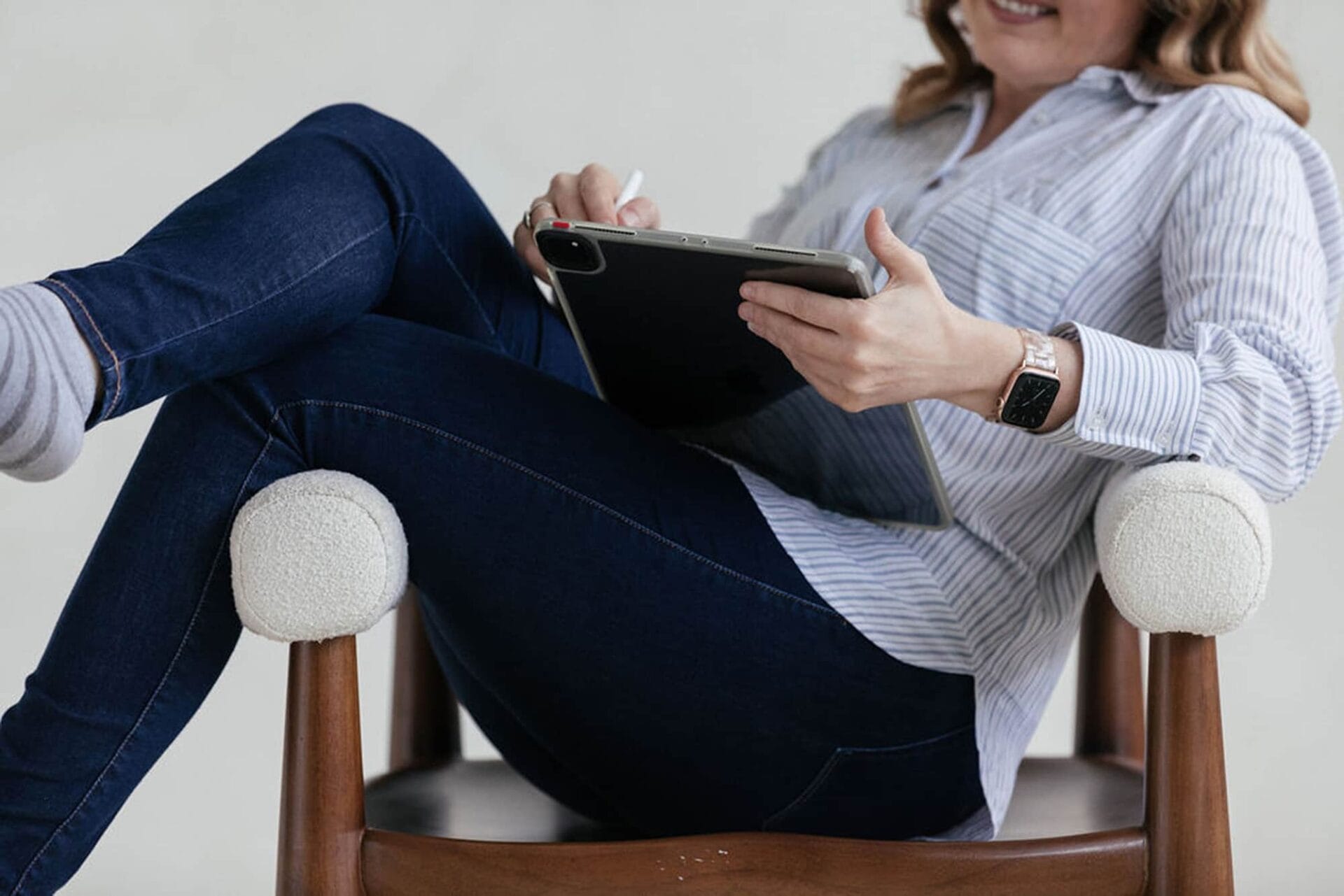 Professional designer Amanda Brisbane studio workspace