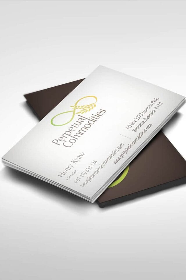 Business card design Brisbane professional double sided