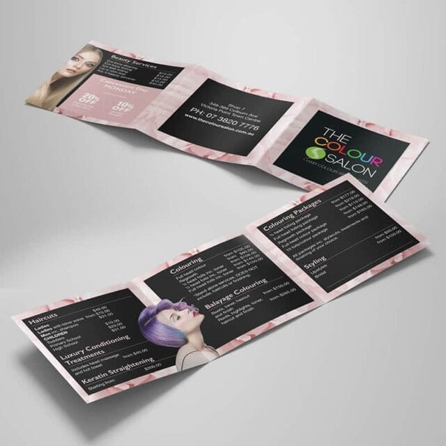 price lists hairdressers Brisbane
