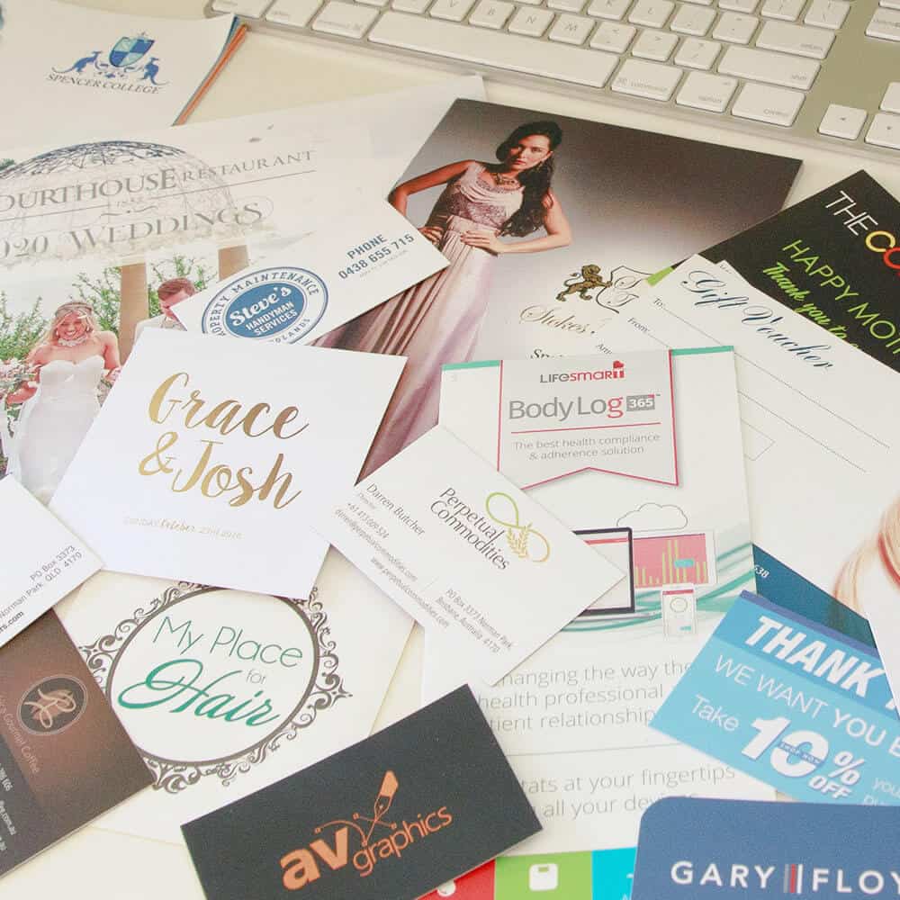 Printing brochure business cards Brisbane
