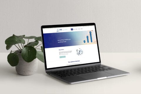 Apexaa accounting WordPress website design Brisbane