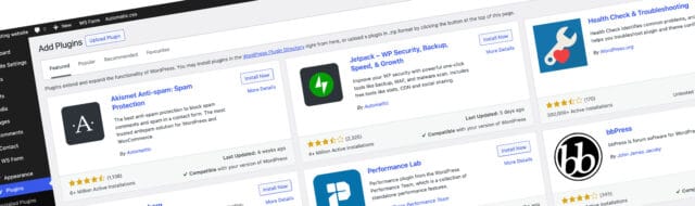 WordPress dashboard showing website editing interface