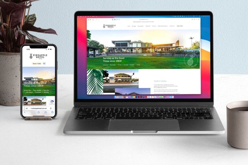 Wordpress website design restaurants pubs event venues Brisbane